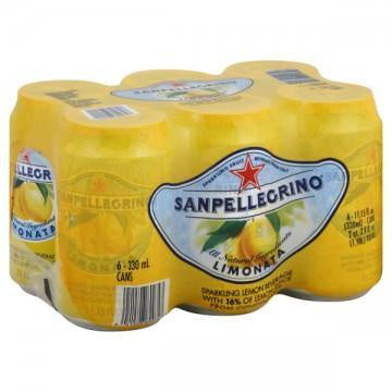 San Pellegrino Lemon - 6 x 330 ml + $0.60 Dep