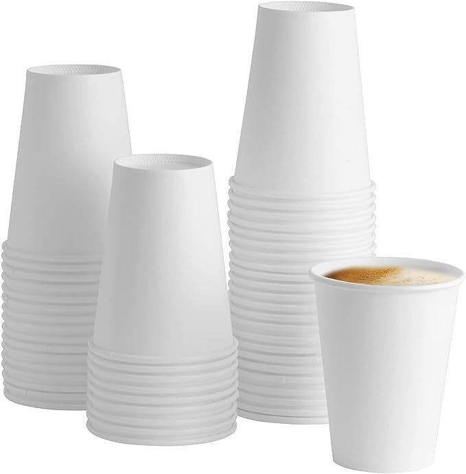 Genpak 12 oz. White Hot Beverage Cup - Case of 20 x 50ct