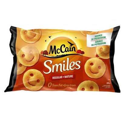 McCain Smiles Crispy Potato Shapes - 650g