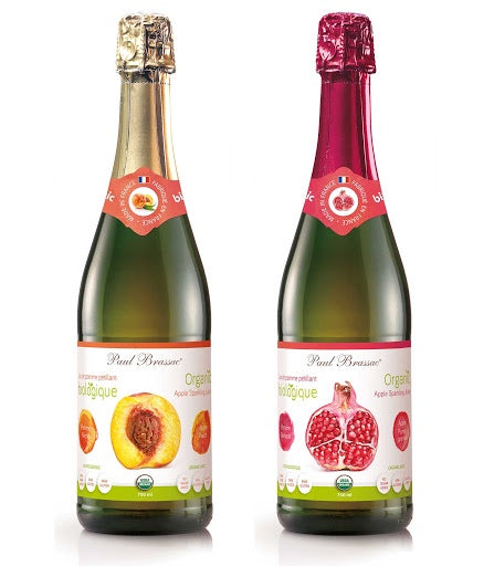 Paul Brassac- Sparkling Apple Pear Juice, 750 ml + $0.10 Dep