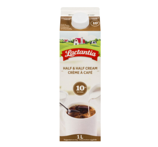 Lactantia Half & Half Cream 10% 1L