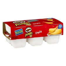 Pringles Snack Stacks Original Potato Chips - 12x19g