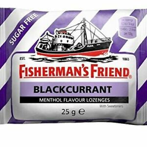 Fishermans Friend Lozenges Blackcurrant - 25 g