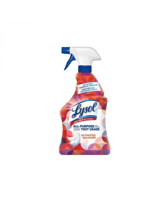 Lysol Antibacterial All Purpose Cleaner Spray - Sun Kissed Linen - 650 ml