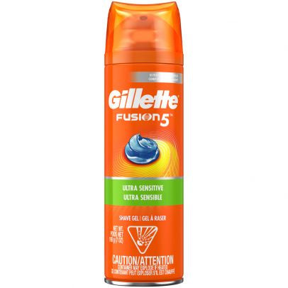 Gillette Fusion 5 Ultra Sensitive Shave Gel - 198g