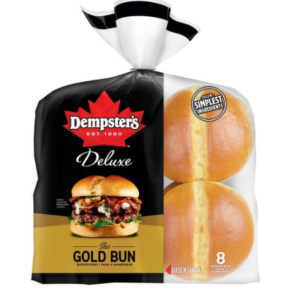 Dempsters Deluxe Gold Brioche Bun - 8ct