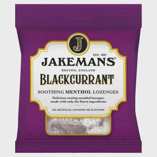 Jakemans Blackcurrant Menthol Lozenges - 73g