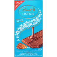 Lindt Lindor Chocolate Caramel and Sea Salt 100g