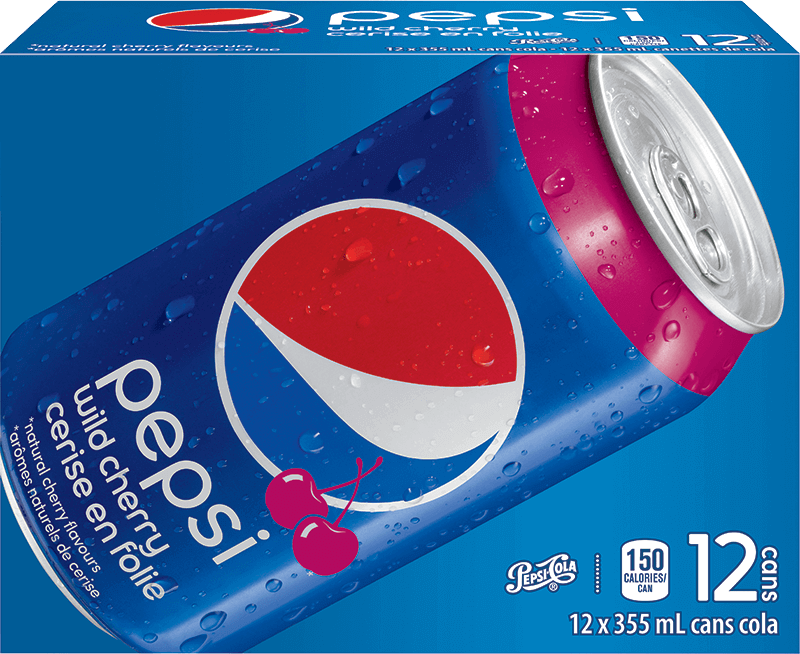 Pepsi Wild Cherry Soda 12x355ml +$1.20DEP