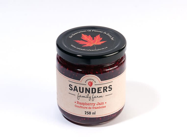 Saunders Raspberry Jam - 250ml