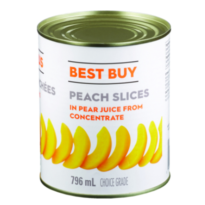 Compliments Balance Peach Slices in Juice - 796ml