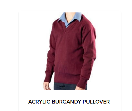 Acrylic Burgandy Pullover