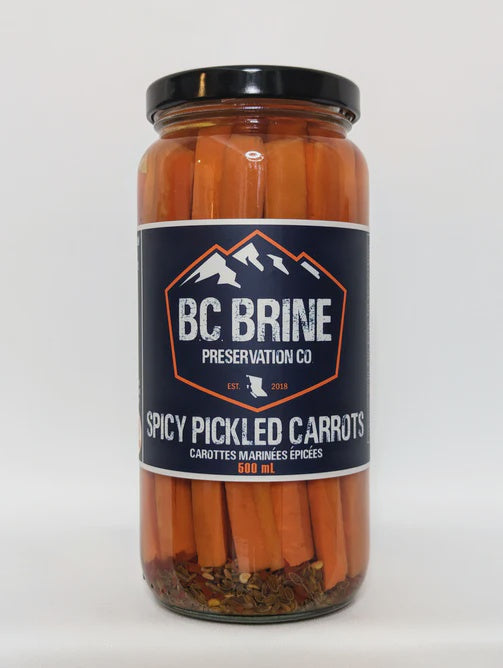 B.C Brine Pickled Spicy Carrots - 500ml