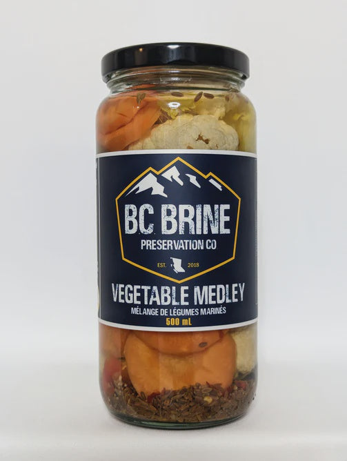 B.C Brine Pickled Vegetable Medley - 500ml