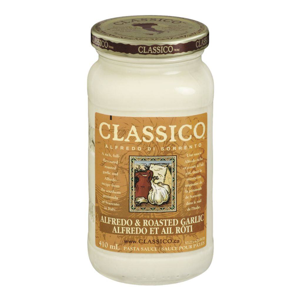 Classico Alfredo & Roasted Garlic Pasta Sauce - 410 ml