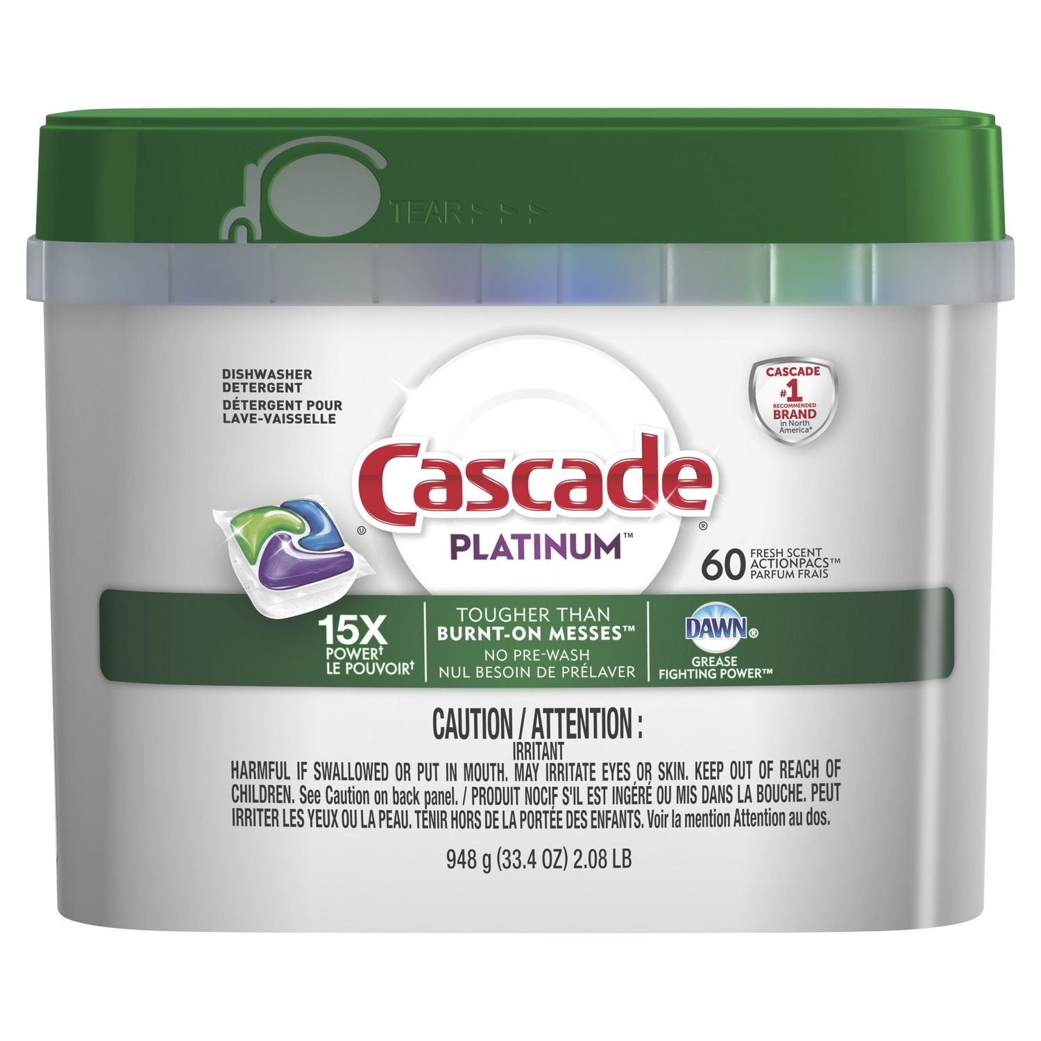 Cascade Platinum Dishwasher Detergent Tablets - 81