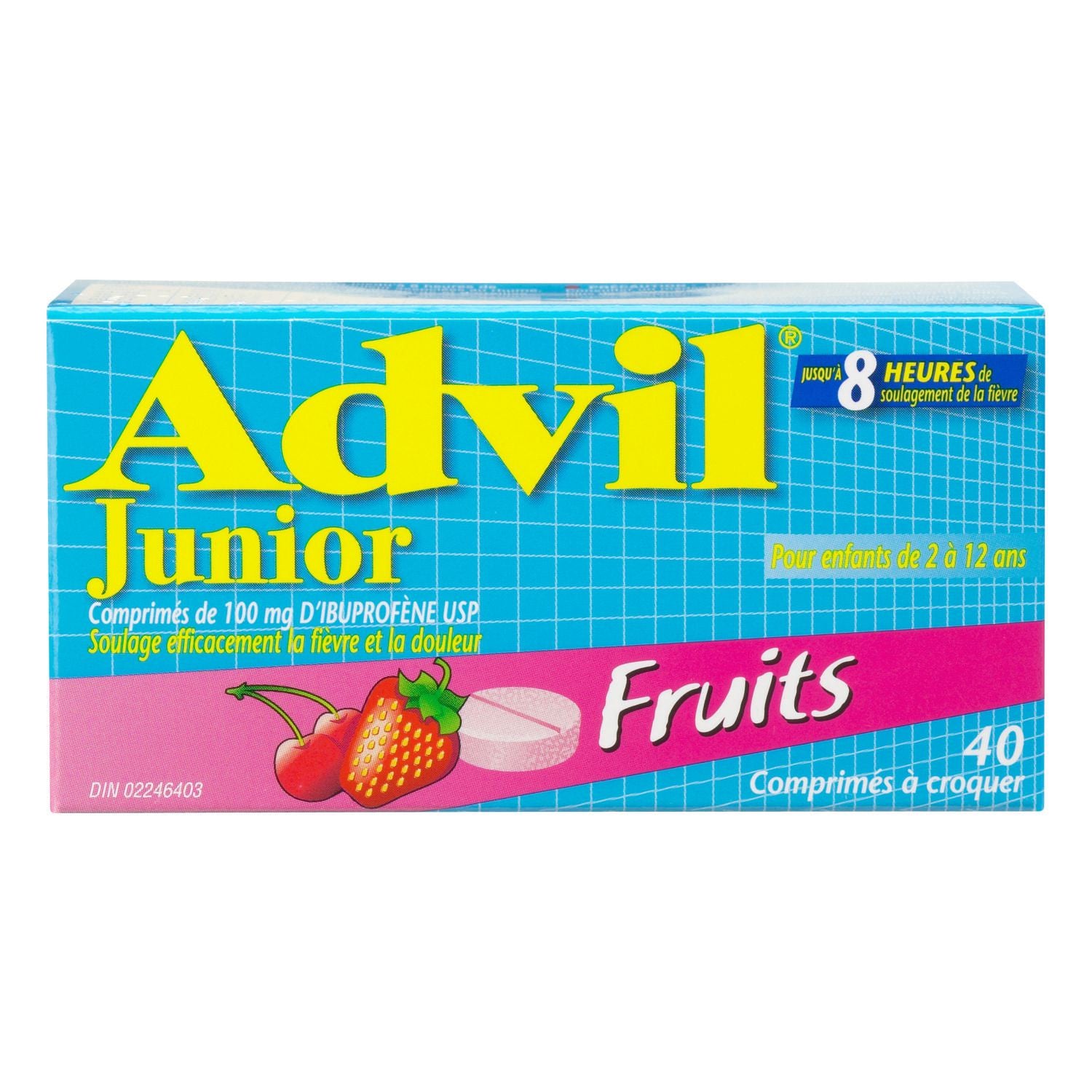 Advil Junior Chewable Tablets x40