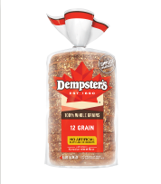 Dempsters 100% Whole Grains 12 Grain Bread - 600g