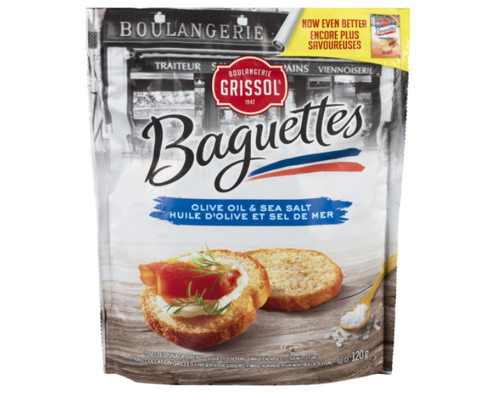 Grissol Baguette Olive Oil & Sea Salt - 120g