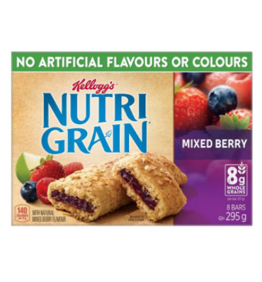 Nutri Grain Mixed Berry Cereal Bars