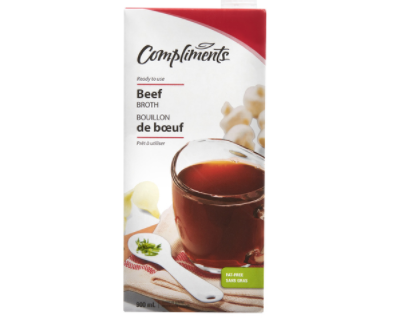 Compliments Beef Broth - 900ml