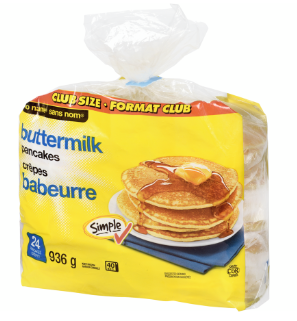 NN Frozen Buttermilk Pancakes - 24pk