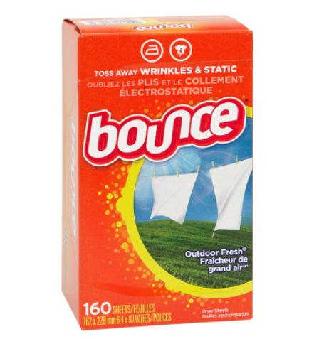 Bounce Dryer Sheets Outdoor Fresh 160pk