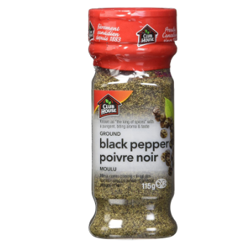 Club House Ground Black Pepper - 115g