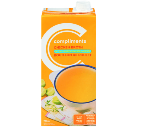 Compliments Balance No Salt Chicken Broth - 900ml