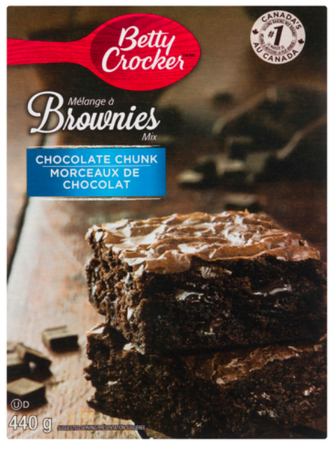 Betty Crocker Chocolate Chunk Brownie Mix - 440g