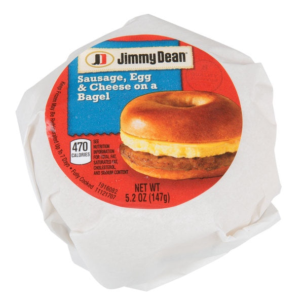 Jimmy Dean Sausage, Egg & Cheese Bagel Sandwich - 147 g