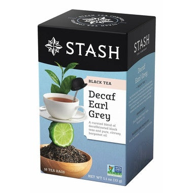 Stash Decaf Earl Grey Tea Bags 18pk