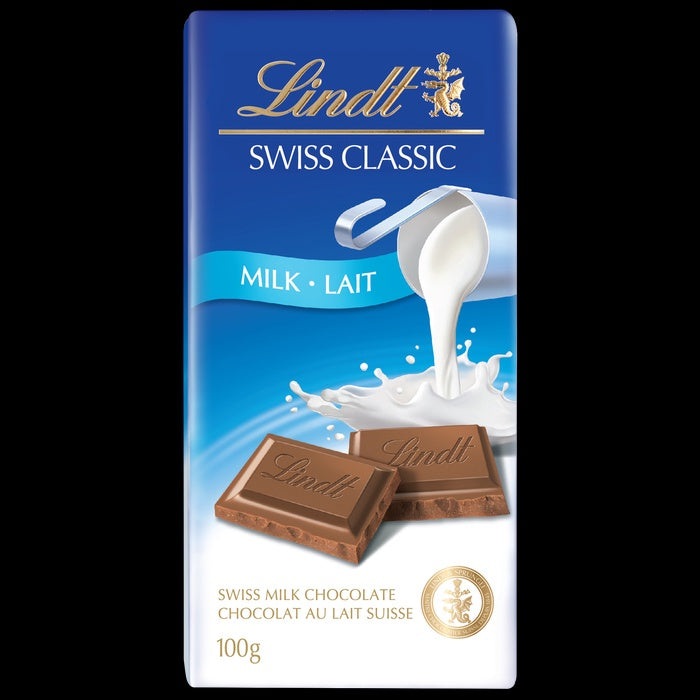 Lindt Classic Milk Chocolate Bar 100g