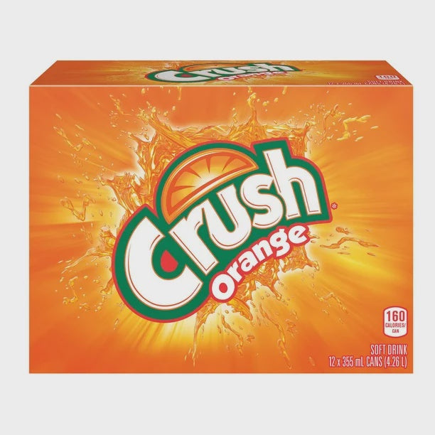 Orange Crush Soda 12x355ml + $1.20DEP