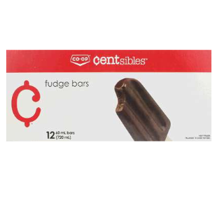 Centsibles Frozen Fudge Bars - 12x60ml