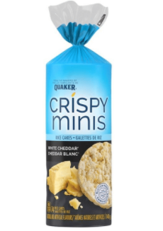 Crispy Minis White Cheddar Rice Cakes - 140g