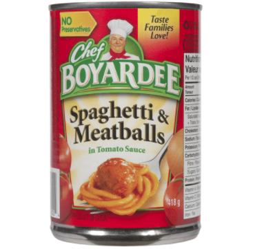 Chef Boyardee Spaghetti & Meatballs - 418g