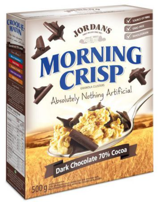 Jordan's Dark Chocolate Morning Crisp Granola Cereal - 375g