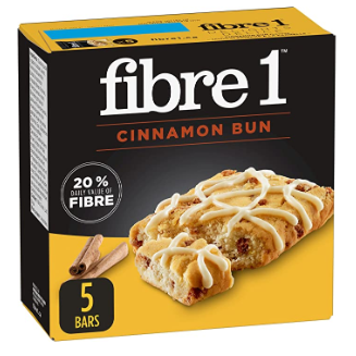 GM Fibre1 Cinnamon Roll Bars - 125g