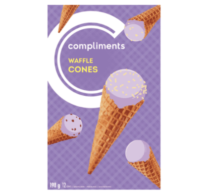 Compliments Waffle Ice Cream Cones - 12pk