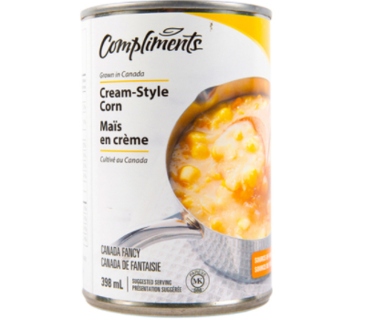 Compliments Creamed Style Corn - 398ml