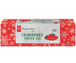 Presidents Choice Cranberry Ginger Ale 12 x 355ml  + $1.20 Dep