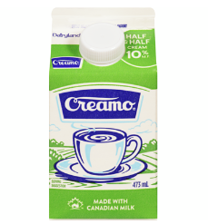 Dairyland 10% Half & Half Cream - 473 ml + $0.10 Dep