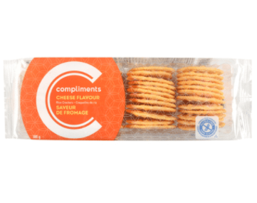 Compliments Cheese Rice Crackers - 100g