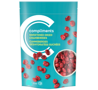 Compliments Sweetened Dried Cranberries - 170g