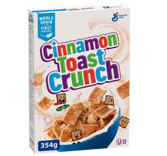 General Mills Cinnamon Toast Crunch Cereal - 354g