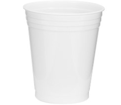 Polar White Plastic 14oz. Cup - Case of 20 x 50ct