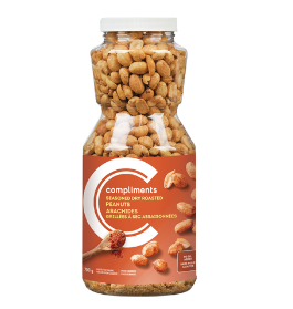 Compliments Dry Roasted Seasoned Peanuts - 700g