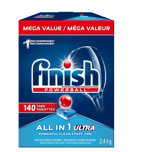 Finish Powerball All-In-One Dishwasher Tablets x140