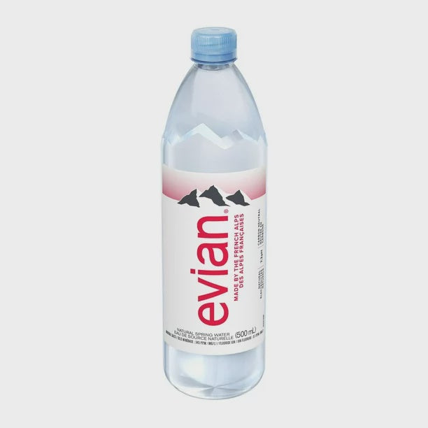 Evian Natural Spring Water 500ml + $0.10DEP